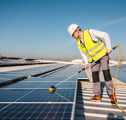 Solar Panel Cleaning in Edmonton