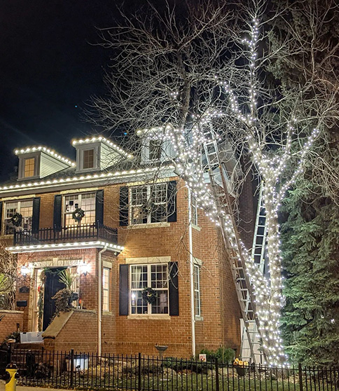permanent christmas lights installation