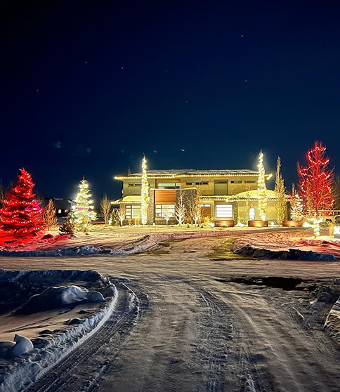 residential christmas light installation alberta