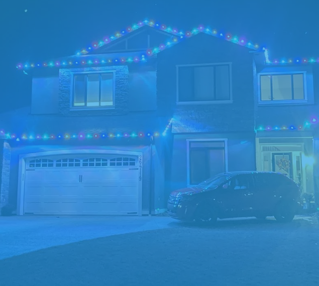 residential holiday lights installation Alberta